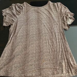 A New Day Size L Snake Print Shirt